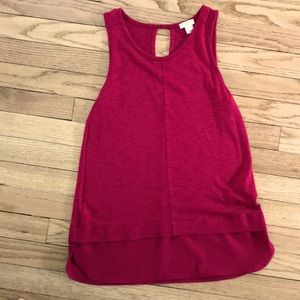 J. Crew XXS dark red tank